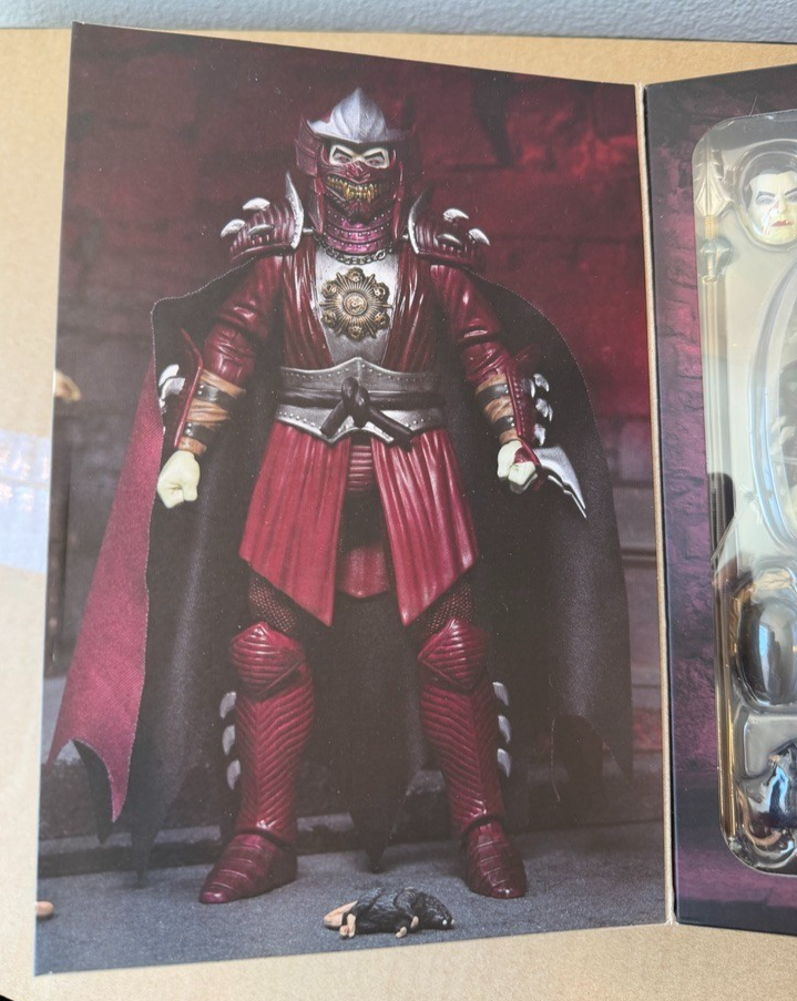 NECA Teenage Mutant Ninja Turtles X Universal Monsters Shredder As Dracula