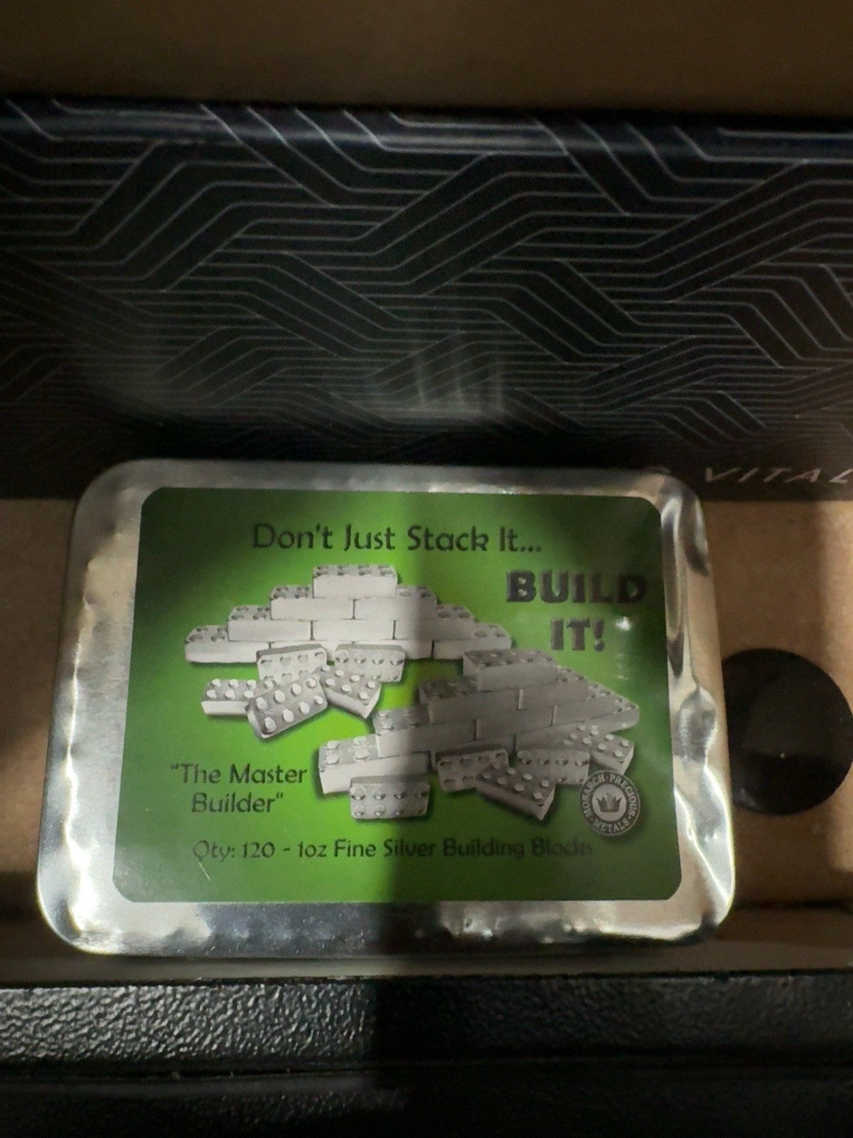 Monarch Master Builder 120 oz .999 Silver Building Blocks 120 x 1 oz Tin
