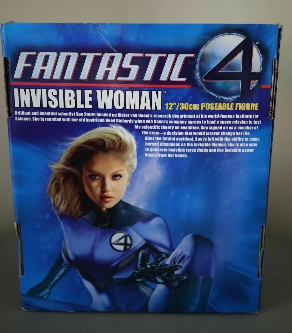 INVISIBLE WOMAN CLEAR FIGURE - FANTASTIC 4 - TOY BIZ ACTION FIGURE