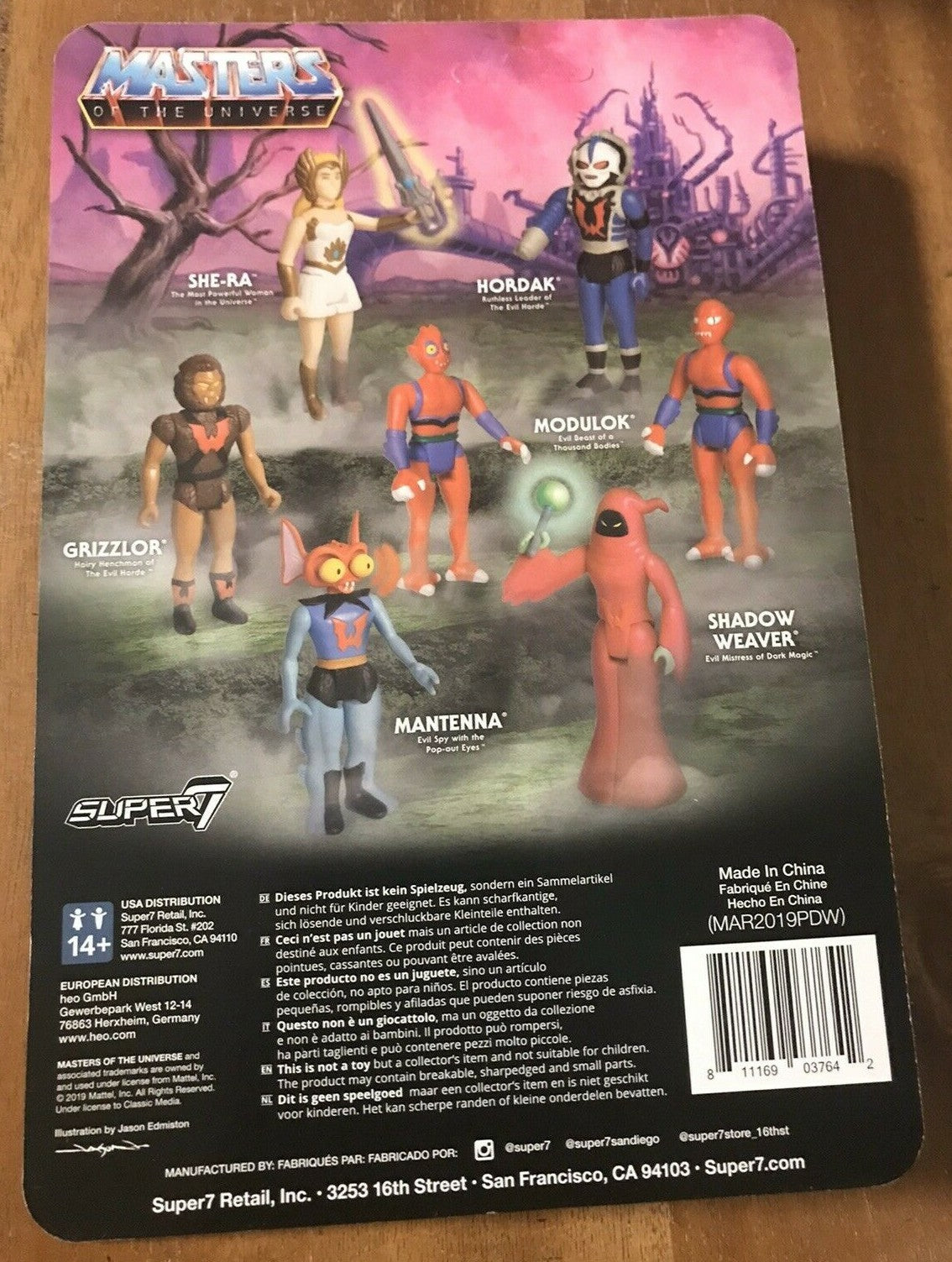 MOTU Grizzlor! 2019 Power Con Exclusive - Super 7 ReAction Action Figure