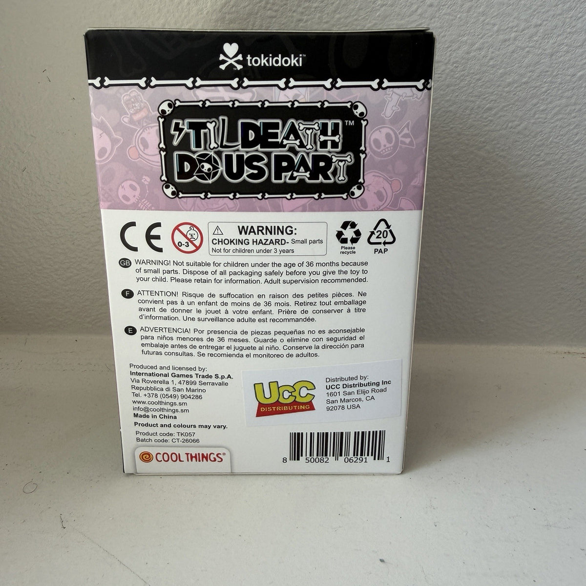 tokidoki Til Death Do Us Part SDCC 2026 Sealed Exclusive Surprise Box Adieu Sayo