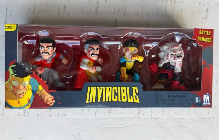 SDCC 2026 Exclusive! Invincible 4 pc Bloodsplatter Figure Set-UCC