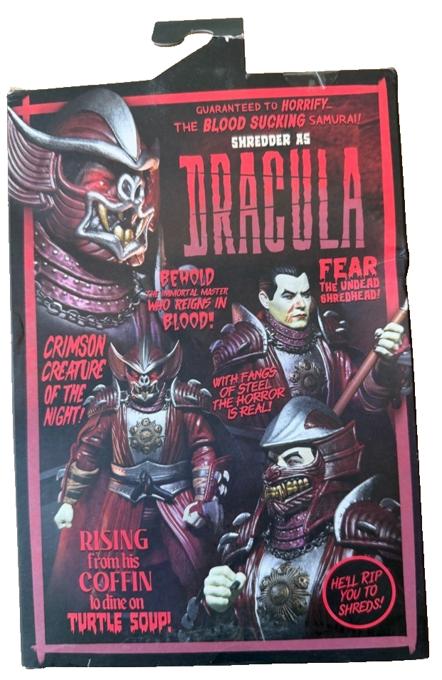NECA Teenage Mutant Ninja Turtles X Universal Monsters Shredder As Dracula