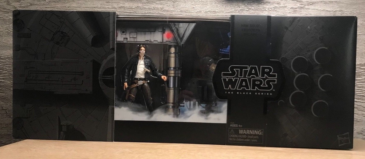STAR WARS THE BLACK SERIES HAN SOLO WITH MYNOCK -SDCC 2018 EXCLUSIVE- NIB SEALED