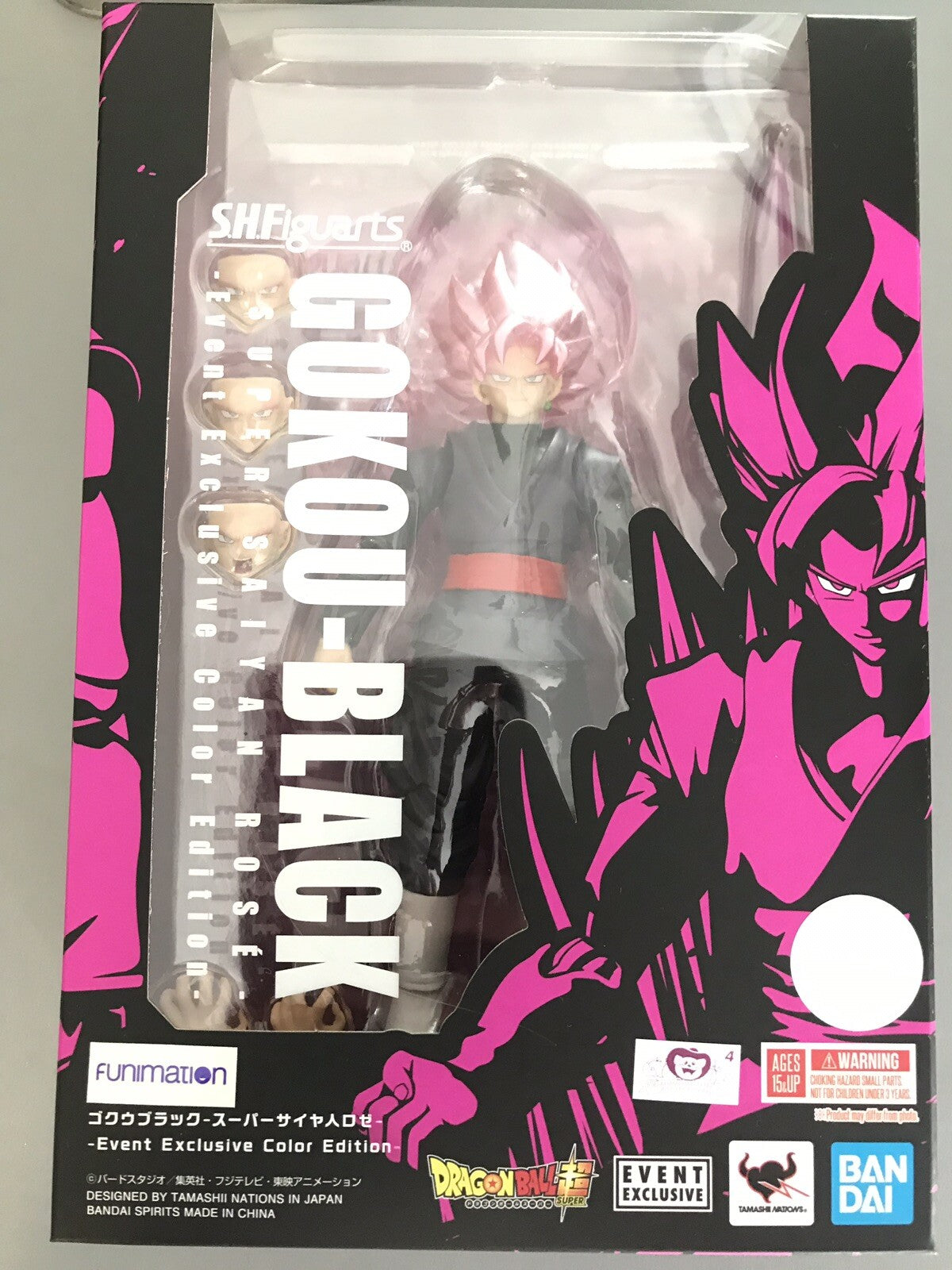 SDCC 2019 Exclusive Tamashii Nations Gokou Black - SH Figuarts!