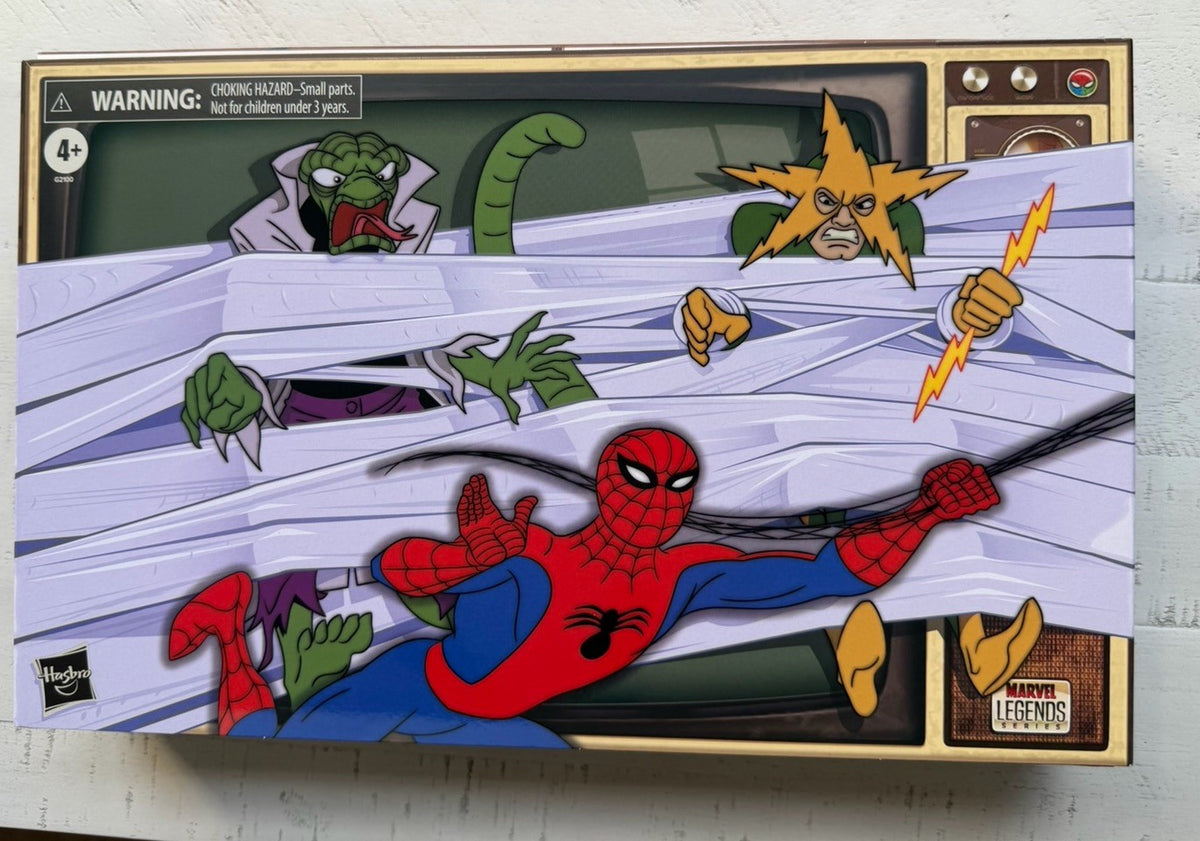 In hand!! SDCC 2026 Hasbro Marvel Legends Spider-Man “Meme-tastic” 3-Pack