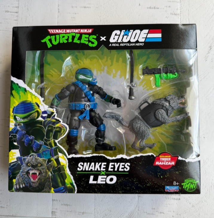 SDCC 2026 TMNT x GI Joe Snake Eyes x Leo Action Figure Exclusive!