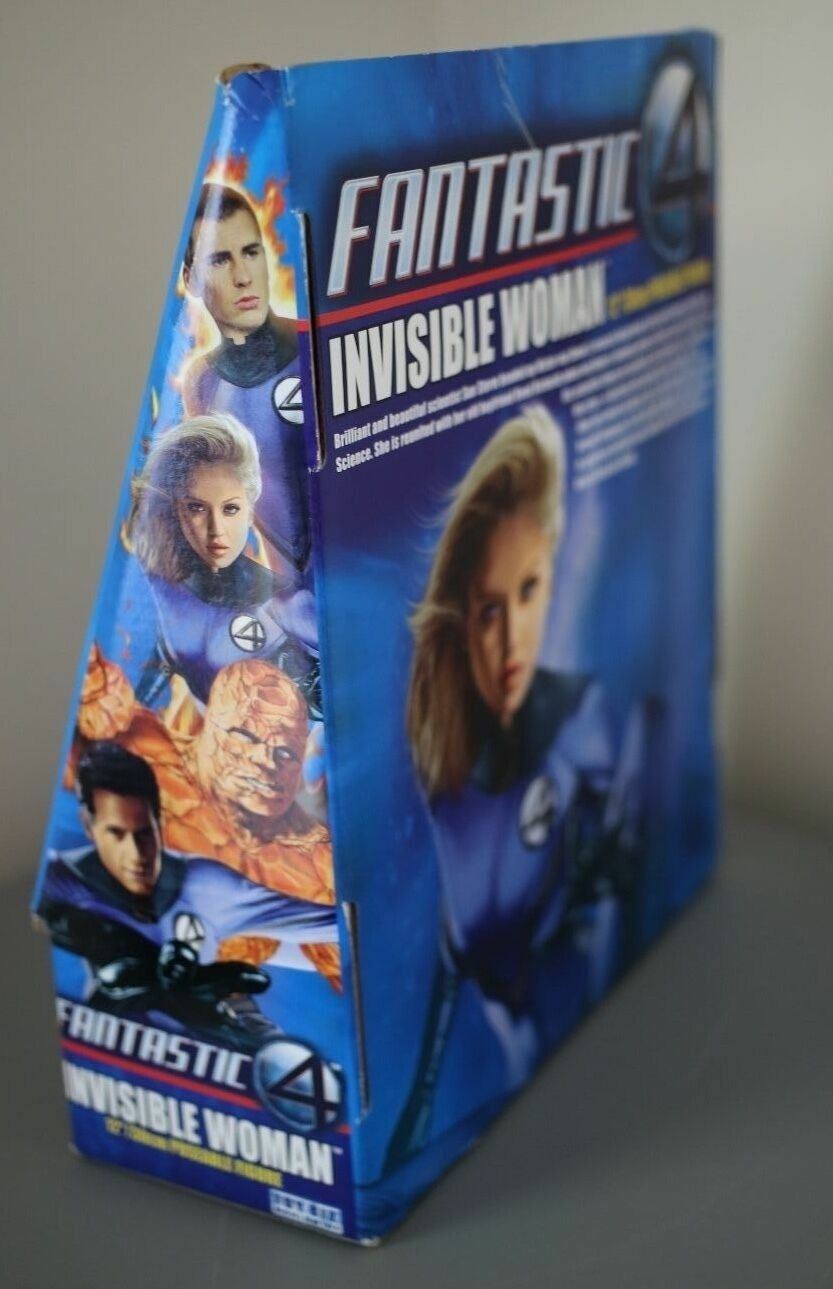 INVISIBLE WOMAN CLEAR FIGURE - FANTASTIC 4 - TOY BIZ ACTION FIGURE