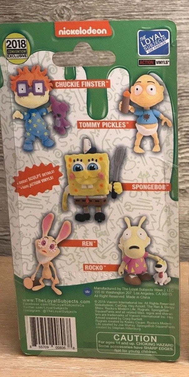 Exclusive Tommy Pickles! Nickelodeon SDCC 2018- Rugrats Action Vinyls