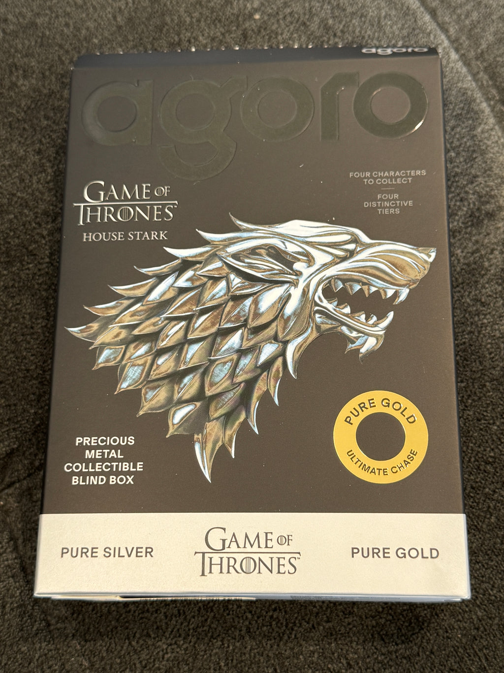 Agoro Game of Thrones Bran Stark Tier 1 5g .999 Silver 0410/1200 Box