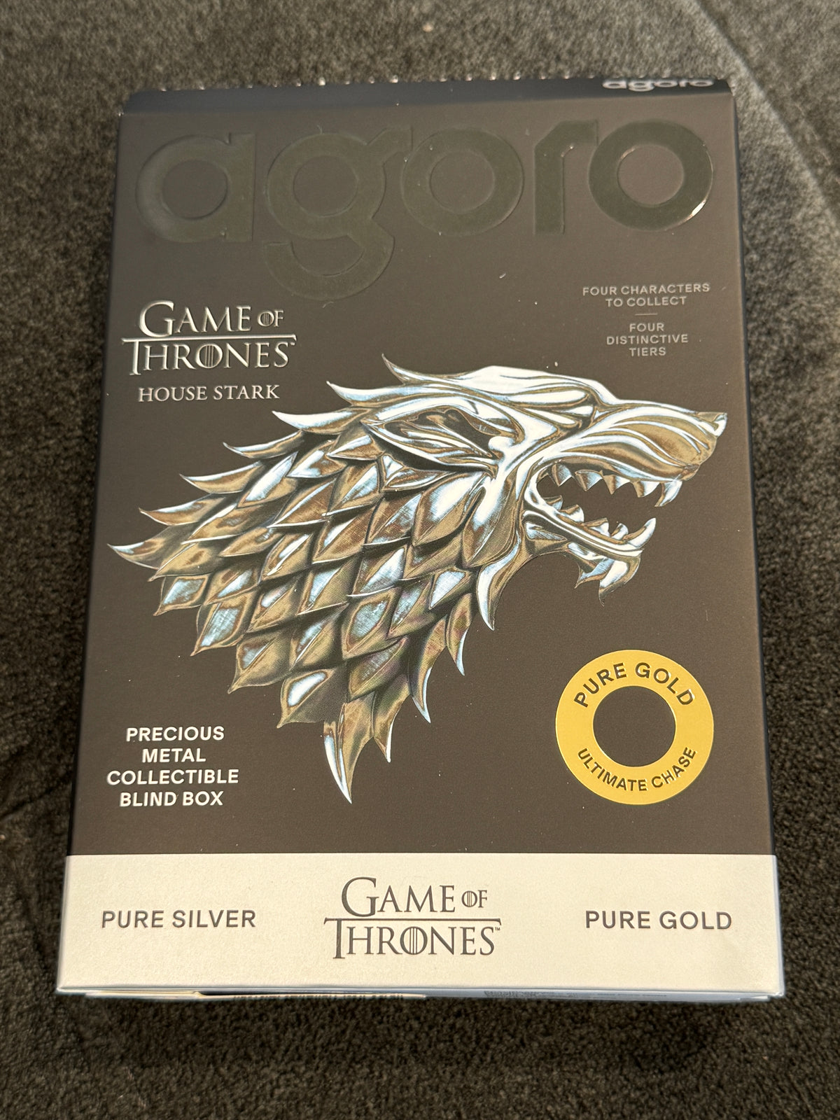 Agoro Game of Thrones Bran Stark Tier 1 5g .999 Silver 0410/1200 Box