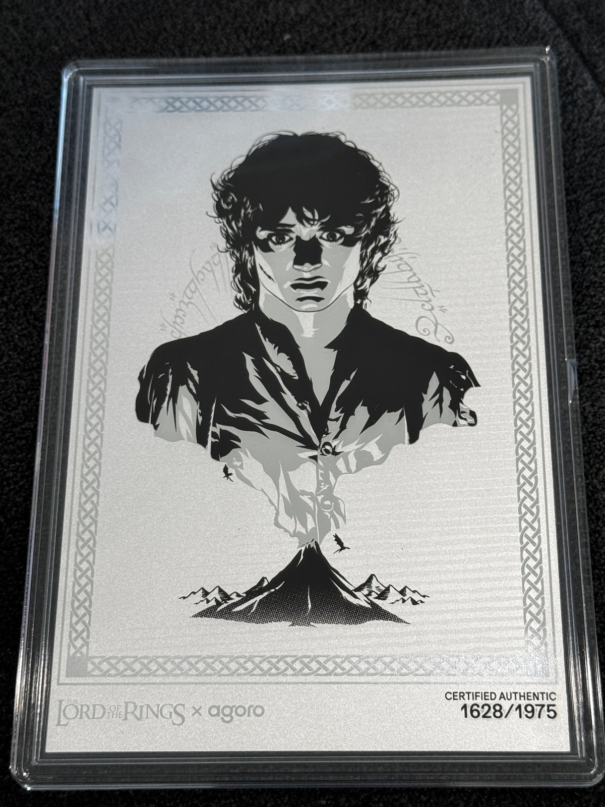 Agoro LOTR Frodo’s Journey 5g .999 Silver Foil 1628/1975 Box