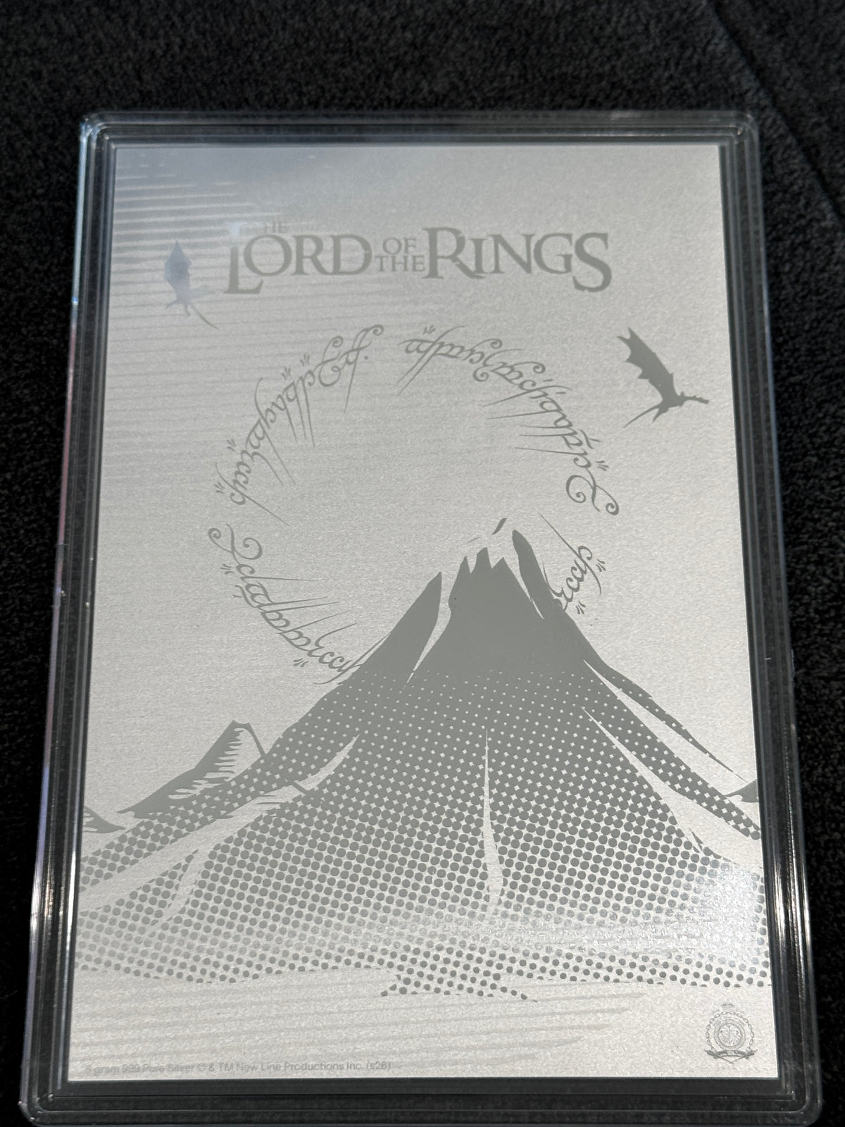 Agoro LOTR Frodo’s Journey 5g .999 Silver Foil 1628/1975 Box