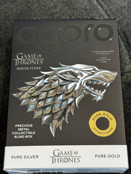 Agoro Game of Thrones Jon Snow Tier 1 5g .999 Silver Foil 0674/1200 Box - original packaging or reverse