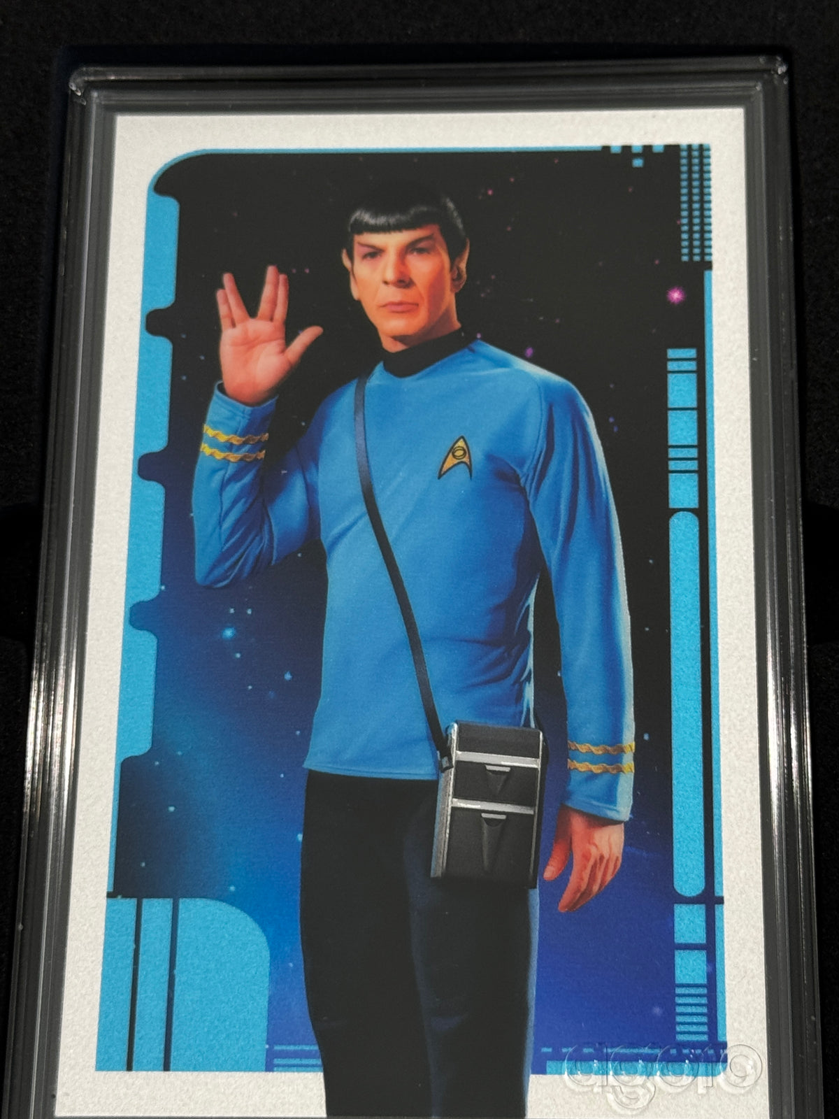 Agoro Star Trek Mr. Spock Tier 1 5g .999 Silver Foil 1166/1800 Box - actual foil front